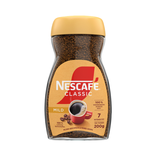 Nescafé Classic Mild, Löskaffee, 200g